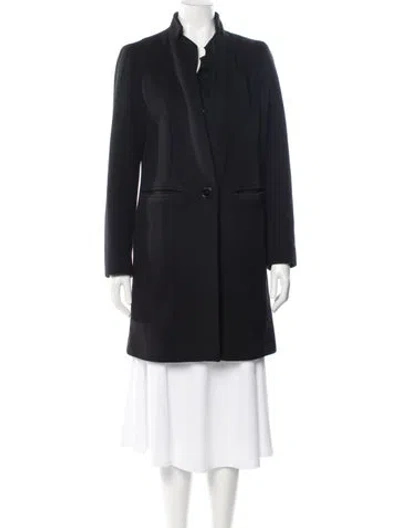 Pre-owned Sofia Cashmere Wool Coat In Black