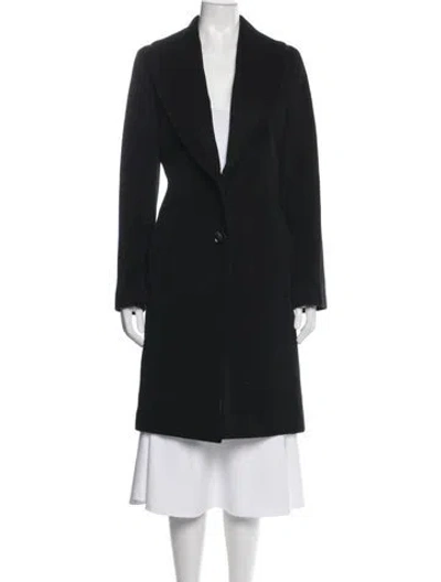Pre-owned Sofia Cashmere Wool Coat In Black
