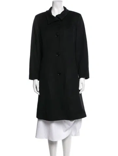 Pre-owned Sofia Cashmere Wool Coat In Black