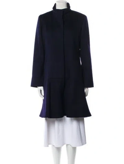 Pre-owned Sofia Cashmere Wool Coat In Blue