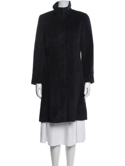 Pre-owned Sofia Cashmere Wool Coat In Blue