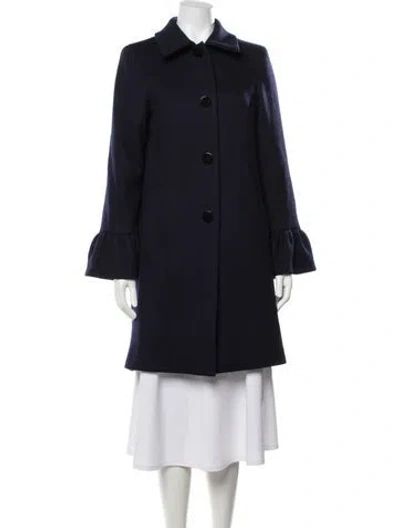Pre-owned Sofia Cashmere Wool Coat In Blue