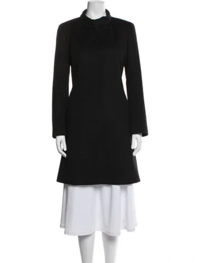 Pre-owned Sofia Cashmere Wool Coat W/ Tags In Black