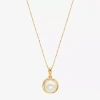 Sofia Certified  Cultured Freshwater Pearl 10k Gold Knot Pendant In Gold