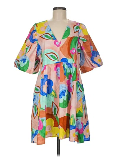 Pre-owned Sofia Collections Casual Dress In Orange
