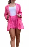 Sofia Collections Ellison Shorts In Pink