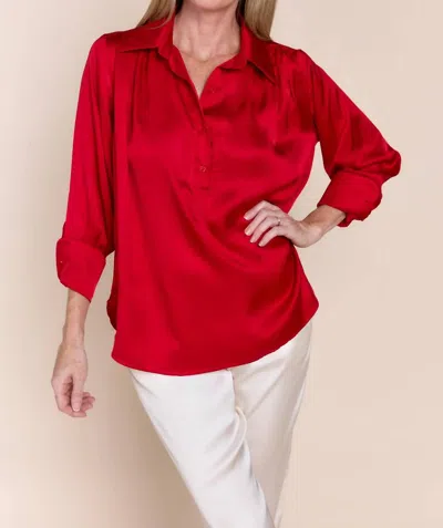 Sofia Collections Giulia Top In Red
