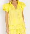 Sofia Collections Kata Blouse In Yellow In Yellow