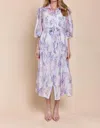 Sofia Collections Koss Dress In Inca Lilac In Multi