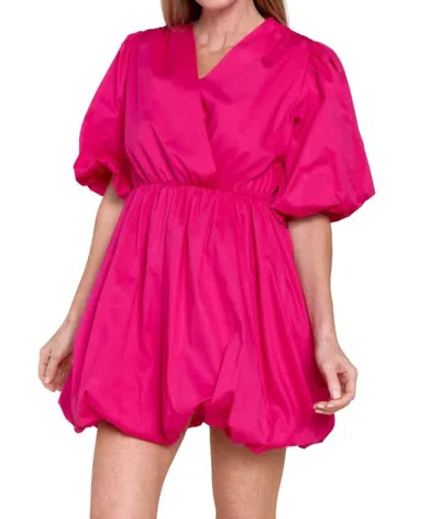 Sofia Collections Liliane Dress In Fuchsia In Pink
