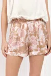 Sofia Collections Lilo Short In Pink Tie Dye In Multi