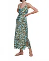 Sofia Collections Savannah Slip Dress In Acqua Taupe