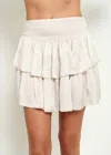 Sofia Collections Zaya Skirt In Champagne In White