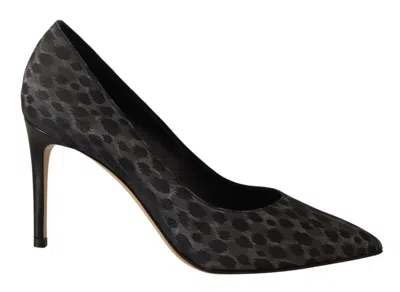 SOFIA ELEGANT LEOPARD PRINT LEATHER WOMEN'S HEELS