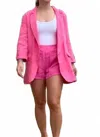 Sofia Ellison Blazer In Pink In Pink