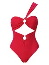 Sofia Erhan One-shoulder Swimsuit In Multi