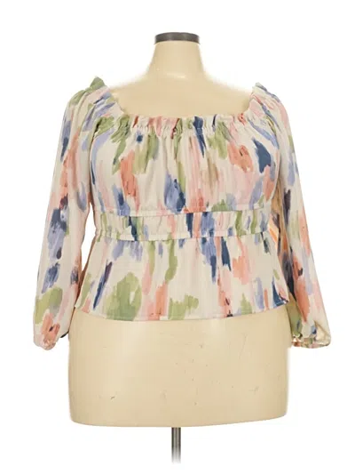 Pre-owned Sofia Jeans By Sofia Vergara 3/4 Sleeve Blouse In White