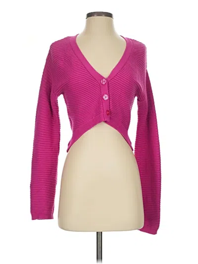 Pre-owned Sofia Jeans By Sofia Vergara Cardigan Sweater In Pink