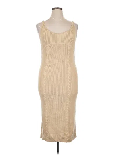 Pre-owned Sofia Jeans By Sofia Vergara Casual Dress In Tan