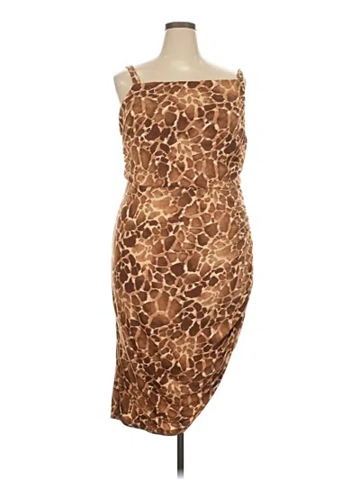 Pre-owned Sofia Jeans By Sofia Vergara Cocktail Dress In Brown