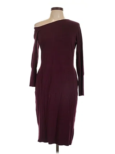 Pre-owned Sofia Jeans By Sofia Vergara Cocktail Dress In Burgundy