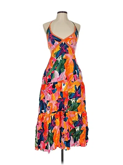 Pre-owned Sofia Jeans By Sofia Vergara Cocktail Dress In Orange