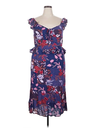 Pre-owned Sofia Jeans By Sofia Vergara Cocktail Dress In Purple