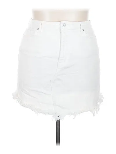 Pre-owned Sofia Jeans By Sofia Vergara Denim Skirt In White