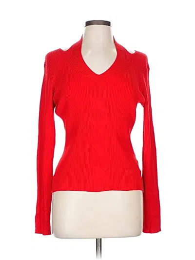 Pre-owned Sofia Jeans By Sofia Vergara Pullover Sweater In Red