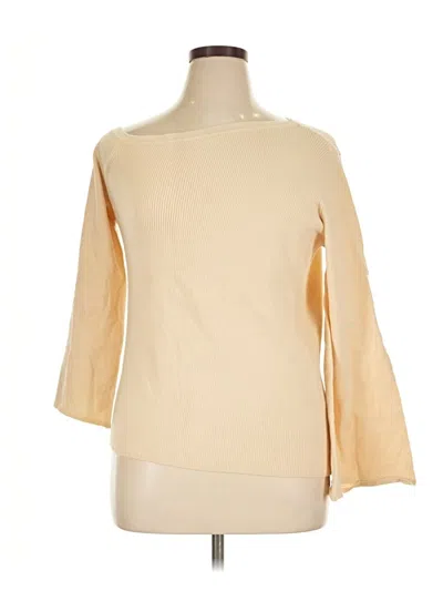 Pre-owned Sofia Jeans By Sofia Vergara Pullover Sweater In Tan