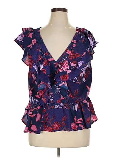 Pre-owned Sofia Jeans By Sofia Vergara Sleeveless Blouse In Blue