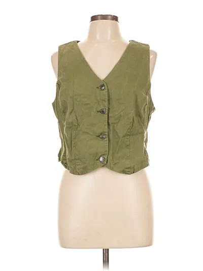 Pre-owned Sofia Jeans By Sofia Vergara Vest In Green