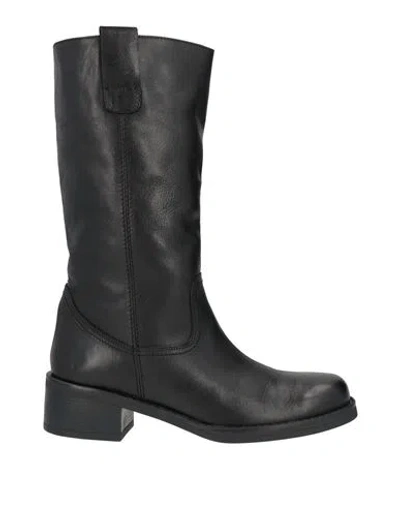 Sofia Mare Woman Boot Black Size 6 Leather