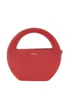 Sofia Mini Edda Round Tote Bag In Red