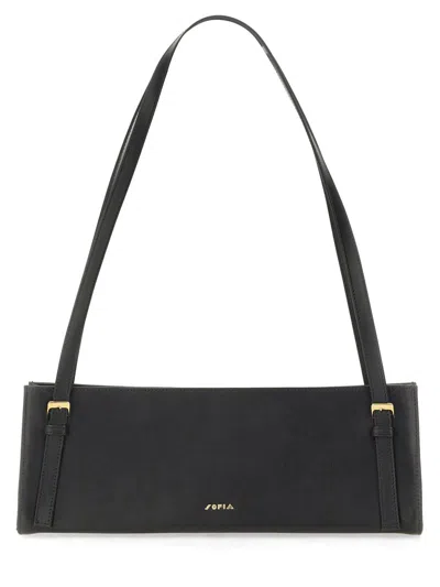 Sofia Mini Shoulder Bag - The Riviera (12cm X 33cm X 9cm) In Black