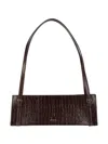 Sofia Structured Shoulder Bag In Brown