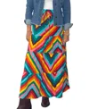 Sofia The Label Amelia Maxi Skirt In Piore Pattern In Multi