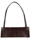 Sofia Structured Shoulder Bag In Brown