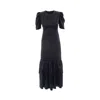 Sofia Tsereteli Lady Sofia Dress In Black Silk In Black