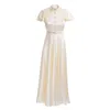 Sofia Tsereteli Women's Blissful Silk Gown - White In White