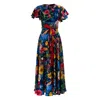 Sofia Tsereteli Women's Blossom Garden Gown With Bow In Red