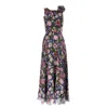 Sofia Tsereteli Women's Evening Gown In Silk Georgette