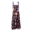 Sofia Tsereteli Floral Print Evening Gown