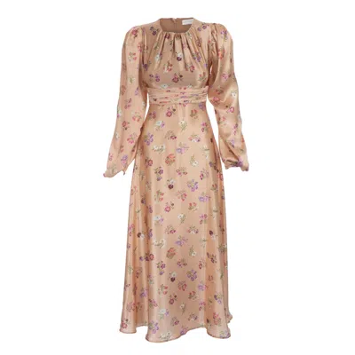 Sofia Tsereteli Women's Gold Royal Sunset Gown In Brown