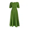 Sofia Tsereteli Women's Green Forest Finesse Gown In Green