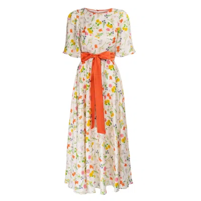 Sofia Tsereteli Women's Meadow Gown - Floral In Neutral