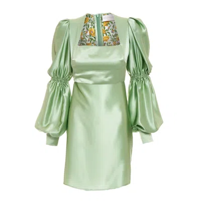 Sofia Tsereteli Women's Short Light Green Dress