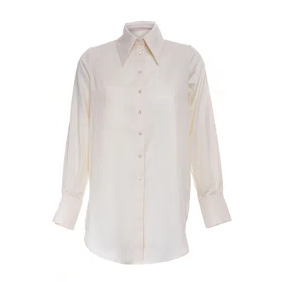 Sofia Tsereteli Cotton Shirt In White