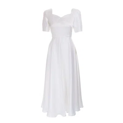 Sofia Tsereteli Women's White Royal Lustre Gown