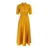 Sofia Tsereteli Sunbeam Dress In Yellow/orange